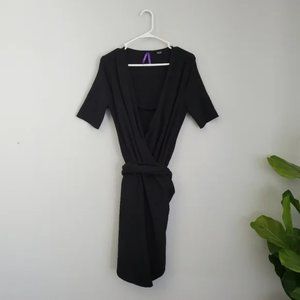 Seraphine wrap jersey maternity dress